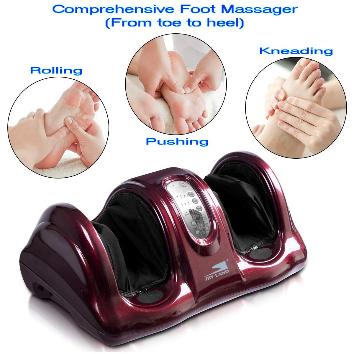 Foot Massager with Vibration for Improved Blood Circulation for Home Use